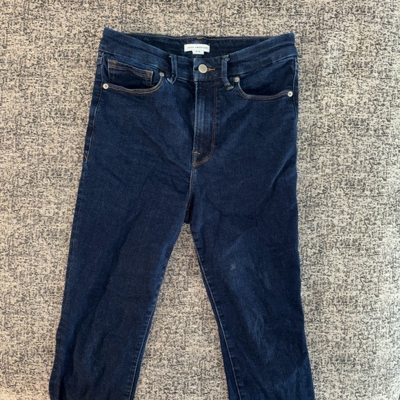 Good American Skinny Jeans in Dark Blue Wash - Picture 4 of 5